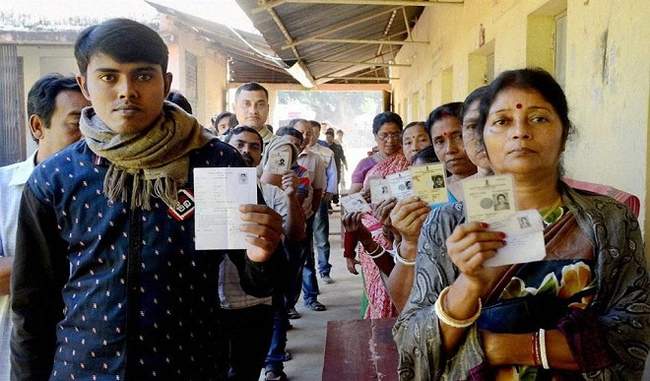 Nearly 60 percent voting in Chhattisgarh upto three o'clock