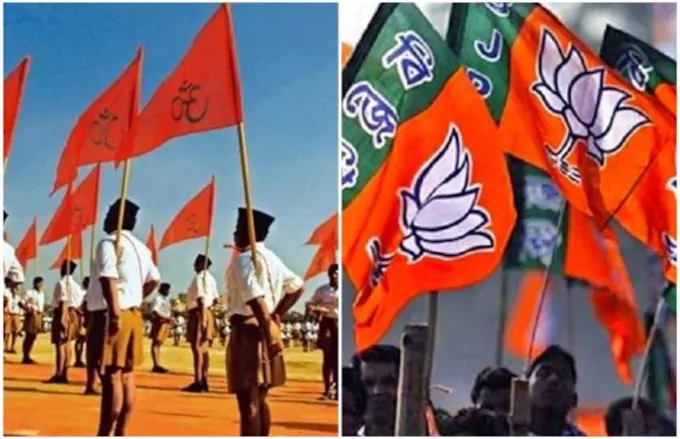 Does the BJP wins the election by the influence of RSS?