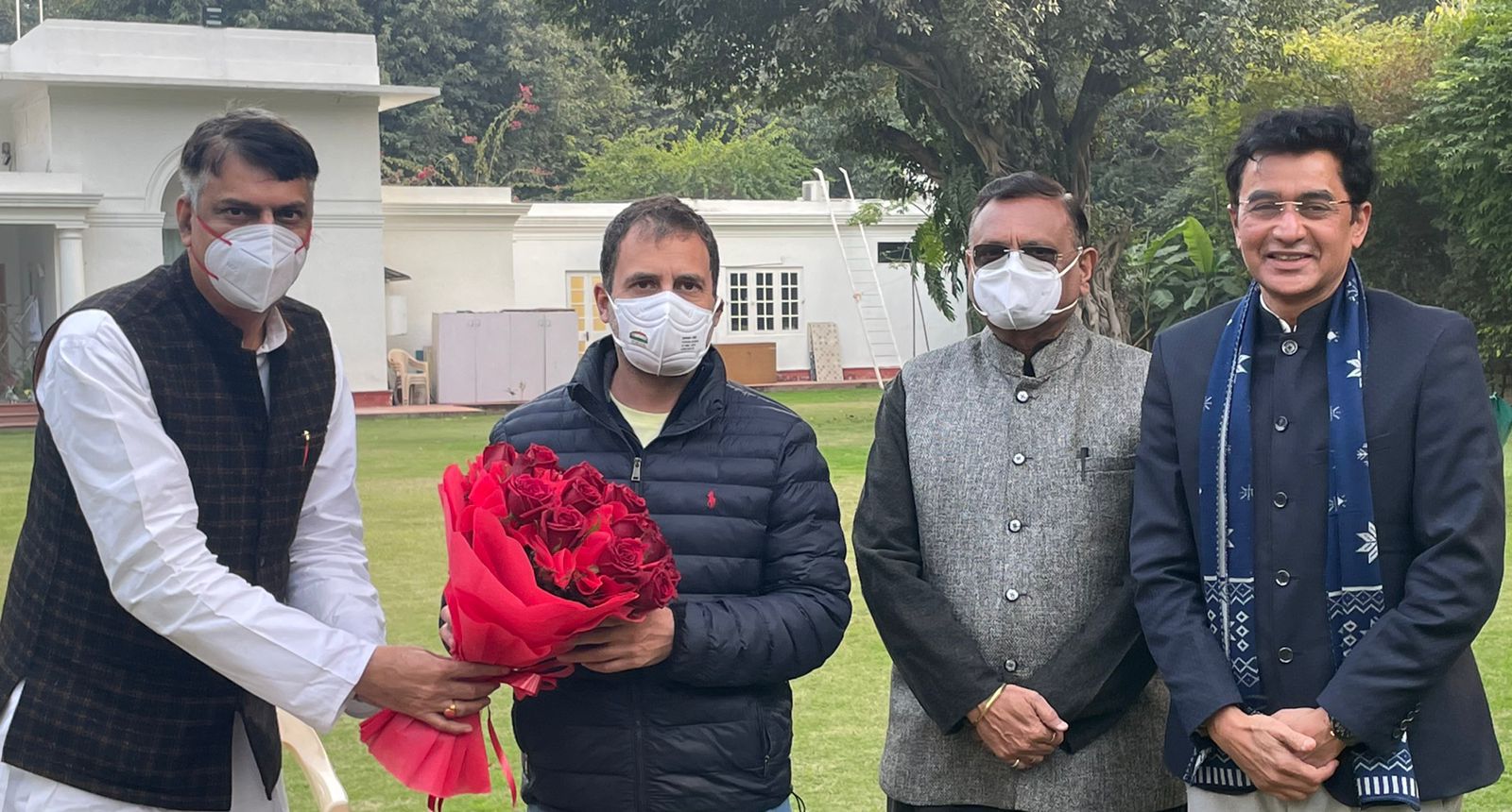 rajesh thakur had meeting with rahul gandhi in delhi on occasion of republic day