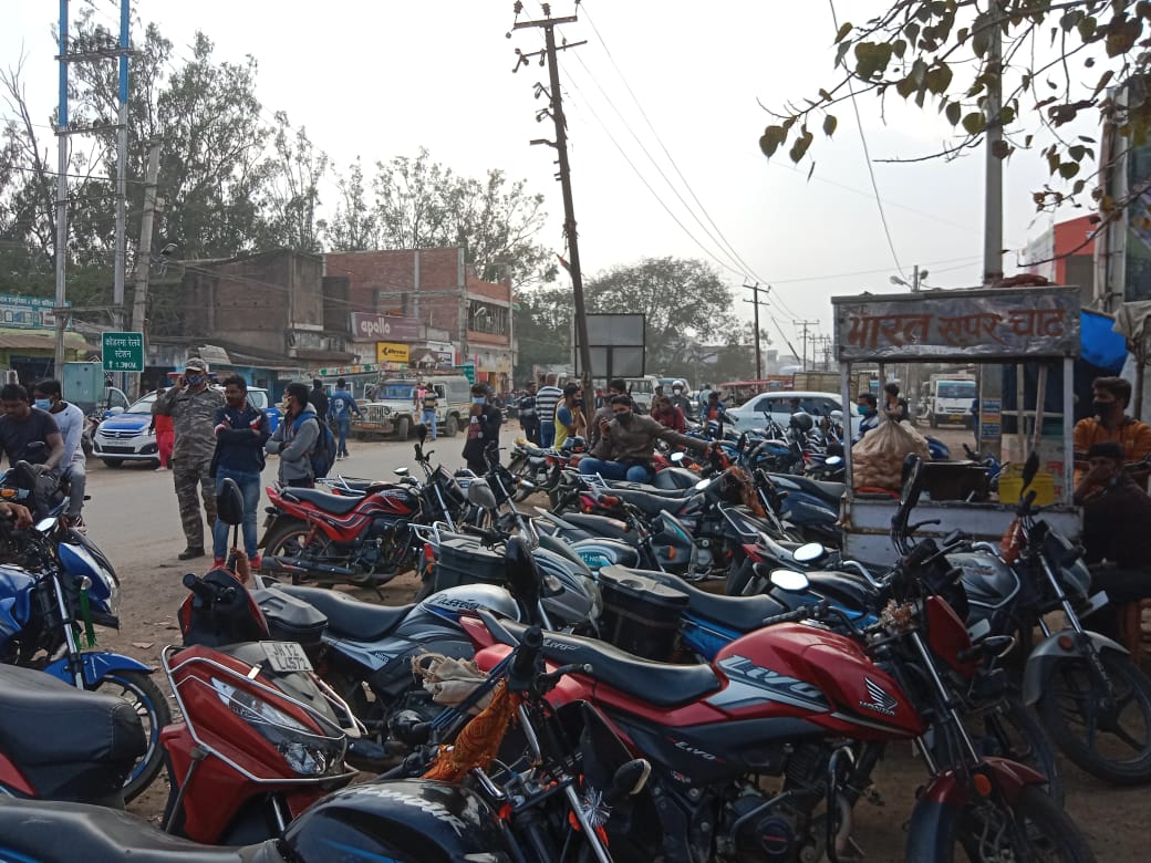 koderma police conducted drive against bike