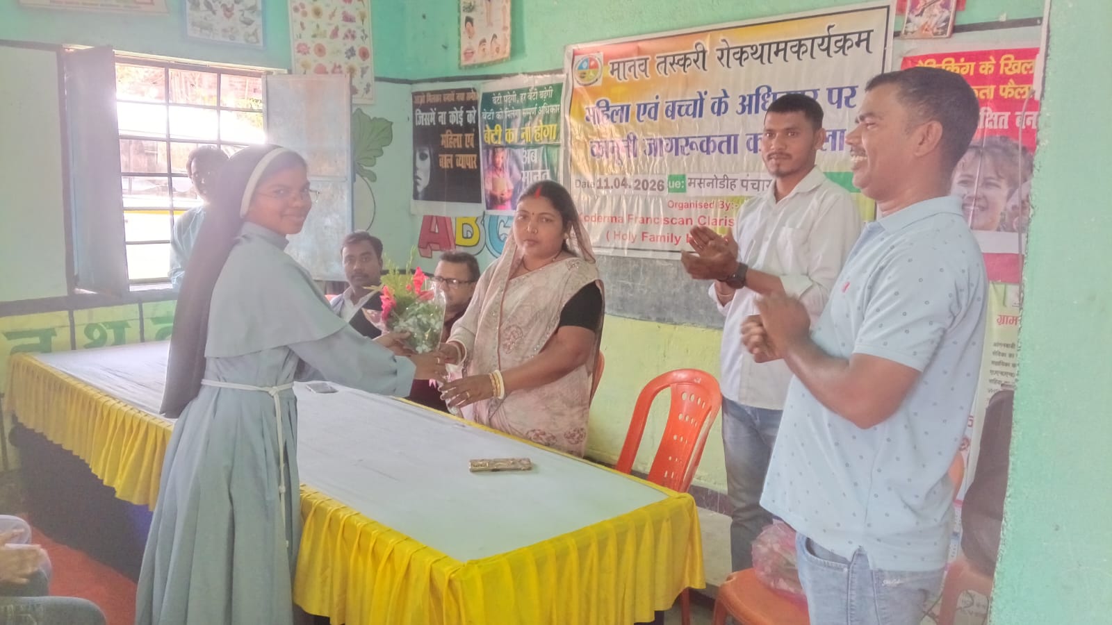 मसनोडिह पंचायत में मानव तस्करी रोकथाम व अधिकारों पर जागरूकता कार्यशाला आयोजित