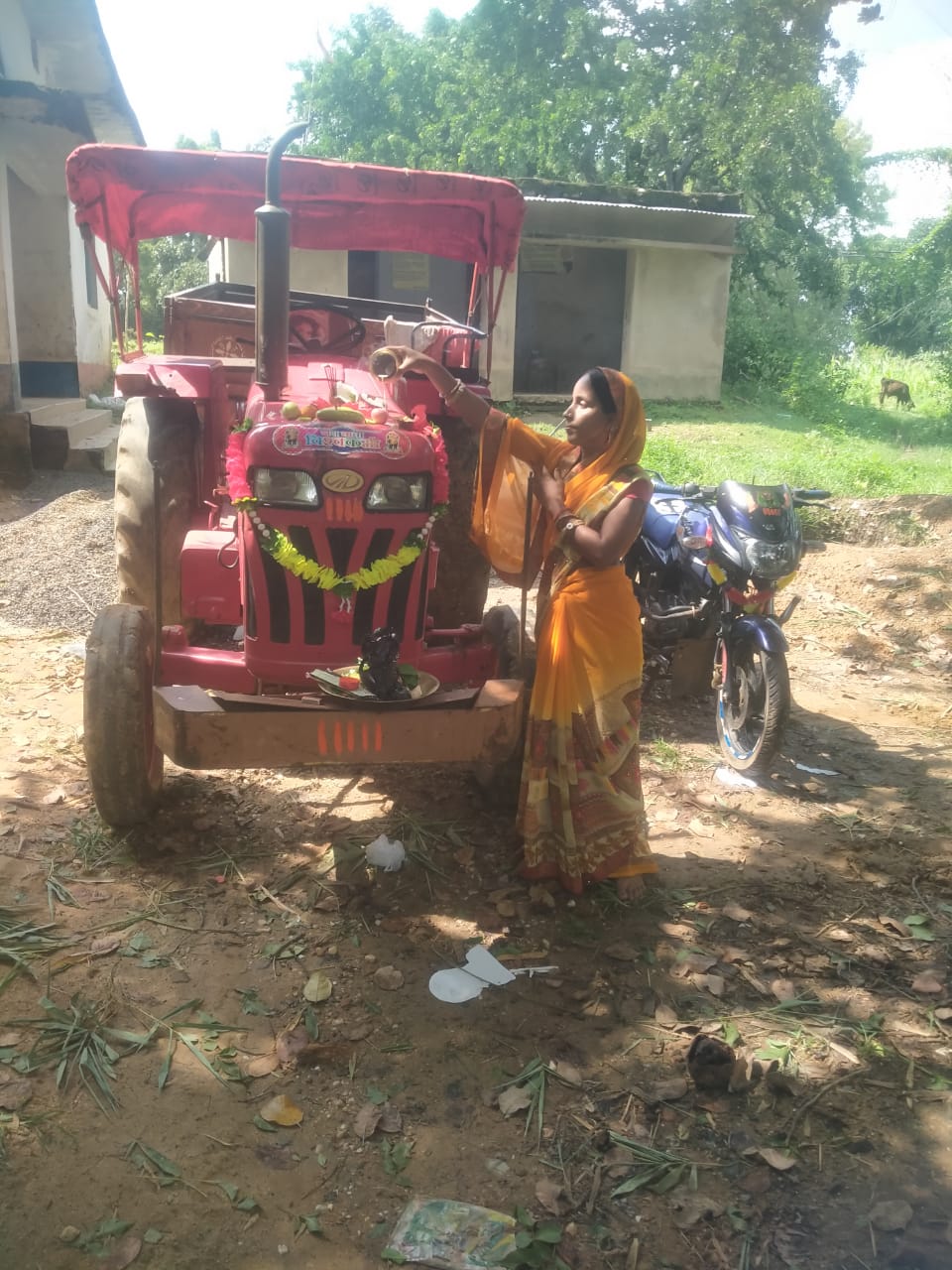 भय दिखाकर ट्रैक्टर छिनतई का आरोप।