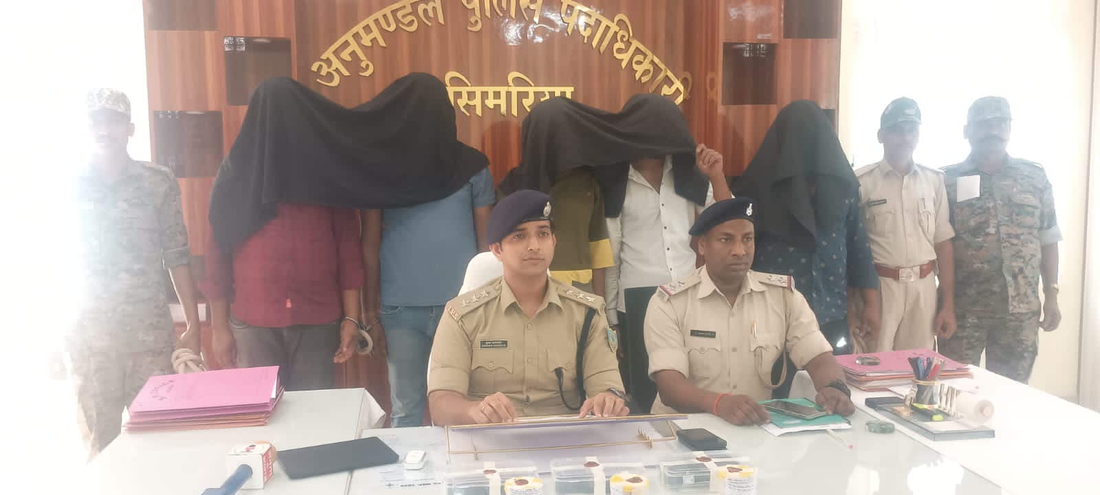 27 ग्राम ब्राउन शुगर के साथ पांच तस्कर गिरफ्तार, जेल