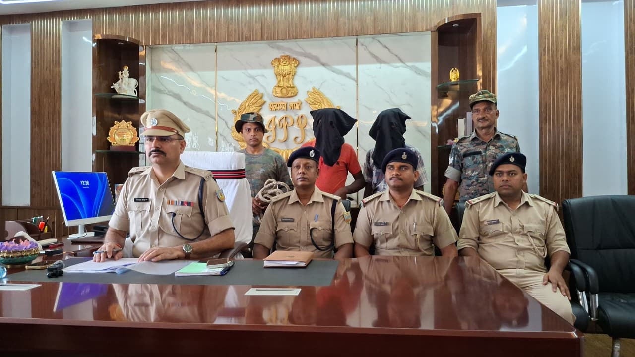 पुलिस ने गुप्त सूचना के आधार पर 50 लाख रुपए की रंगदारी मांगने वाले दों आरोपी को किया गिरफतार,भेजा जेल
