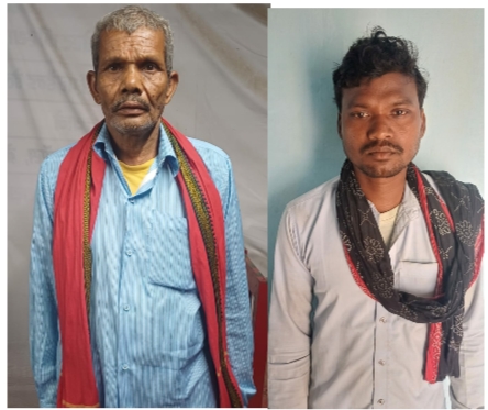 विभिन्न कांडो के दो आरोपी गिरफ्तार,भेजा जेल।