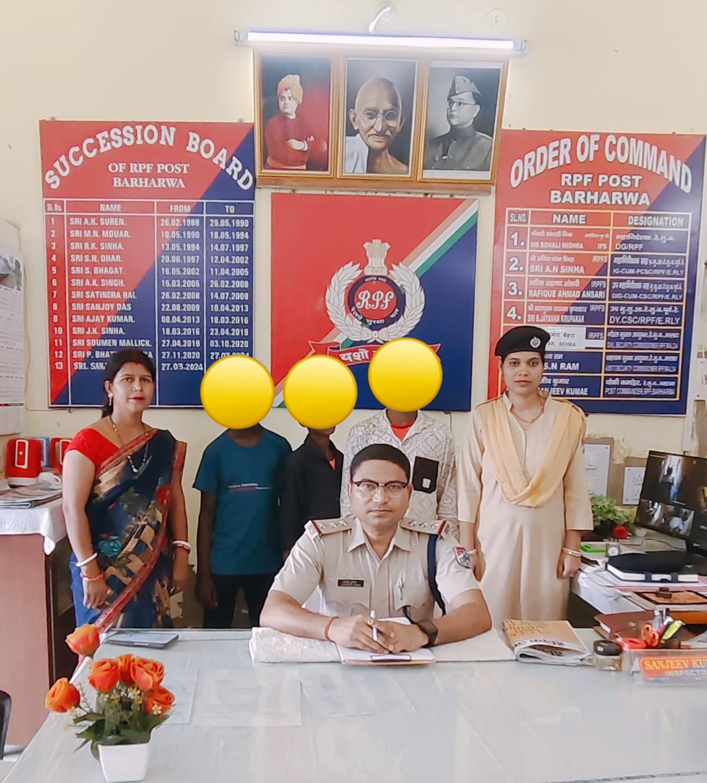 दिल्ली मजदूरी करने जा रहे तीन नाबालिगों को बरहरवा स्टेशन से आरपीएफ ने किया रेस्क्यू
