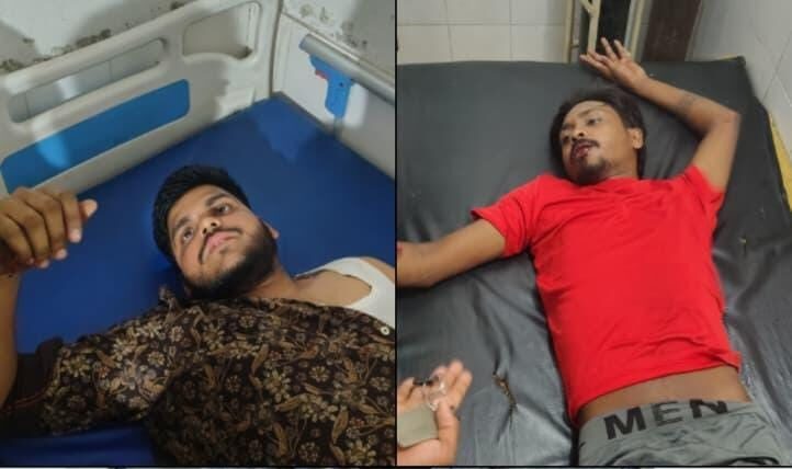 ओवरस्पीड बनी हादसे की वजह, दो बाइकों की आपस के टक्कर में चार युवक गंभीर घायल