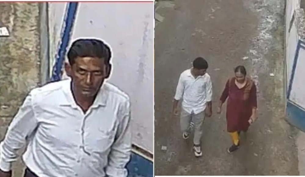 मॉर्निंग वॉक से लौट रही महिला को बातों में उलझा कर सोने की चेन कंगन ले उड़े बदमाश, सीसीटीवी में कैद हुई वारदात