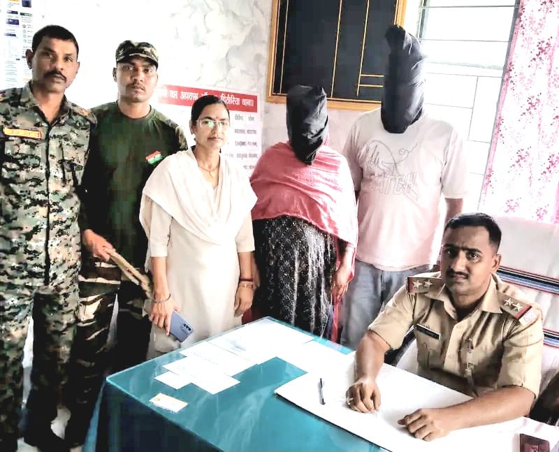 पिठोरिया पुलिस की वारंटियों पर बड़ी कार्रवाई, दो आरोपी गिरफ्तार