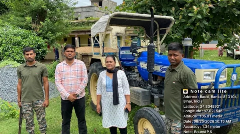 अवैध बालू के खिलाफ जिले के कई थाना क्षेत्र में ताबड़तोड़ छापेमारी, अवैध खनन एवं परिवहन में लिप्त चार वाहन जप्त