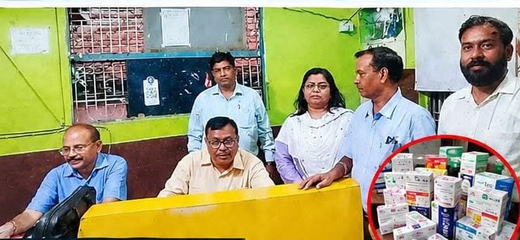 गयाजी के एपी कॉलोनी में वैभव शिशु केयर पर छापा, बिना लाइसेंस दवा कारोबार का खुलासा; 2 लाख की दवाएं जब्त