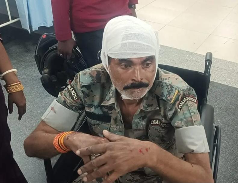 मुंगेर में फोरलेन पर डबल हादसा: पहले युवक की मौत, फिर शव की रखवाली कर रहे पुलिसकर्मियों को रौंदा