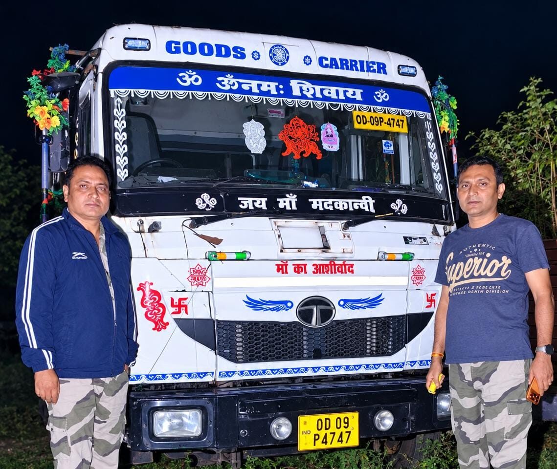 अवैध कोयला परिवहन पर सीआईएसएफ की कार्रवाई, बुड़मू में कोयला लदा ट्रक जब्त
