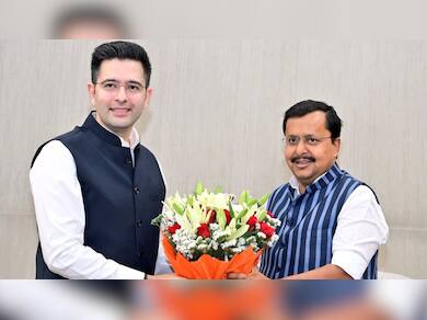 आम आदमी पार्टी में बड़ी टूट, राघव चड्ढा सहित तीन सांसद भाजपा में शामिल